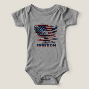 Flag and eagle of the United States.Freedom. Infant T-shirt