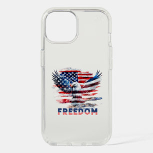 Flag and eagle of the United States.Freedom. iPhone 15 Case