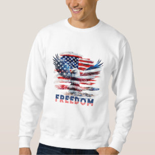 Flag and eagle of the United States.Freedom. Sweatshirt