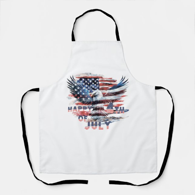 Flag and eagle of the United States. Independence  Apron (Front)