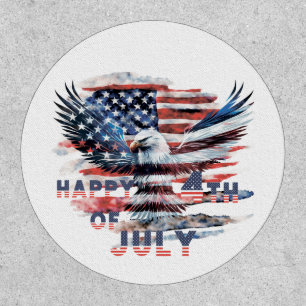 Flag and eagle of the United States. Independence  Patch