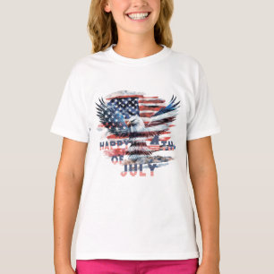 Flag and eagle of the United States. Independence  T-Shirt