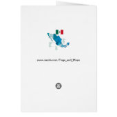 Flag and Map of Mexico Cards (Back)