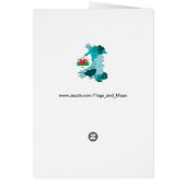 Flag and Map of Wales Cards (Back)