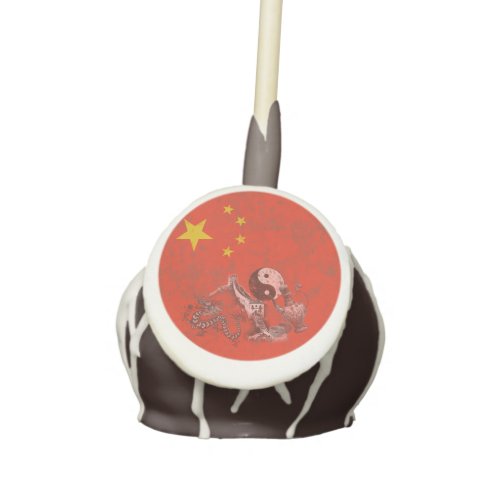 Flag and Symbols of China ID158 Cake Pops