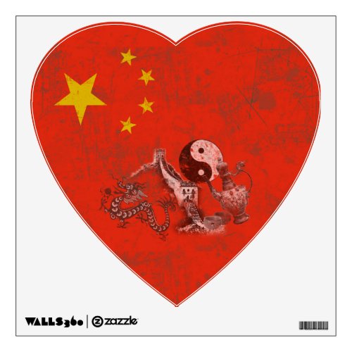 Flag and Symbols of China ID158 Wall Sticker