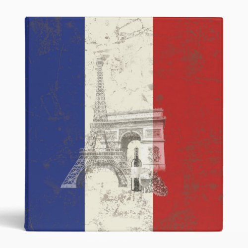 Flag and Symbols of France ID156 Binder