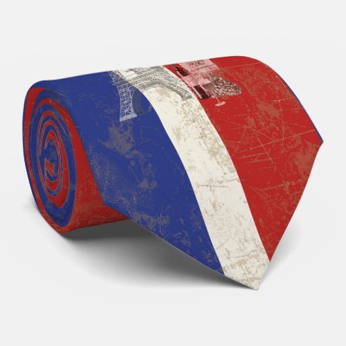 Flag and Symbols of France ID156 Neck Tie