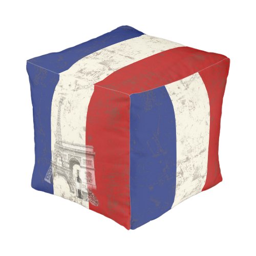 Flag and Symbols of France ID156 Pouf