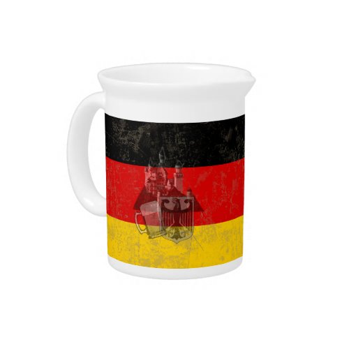 Flag and Symbols of Germany ID152 Beverage Pitcher