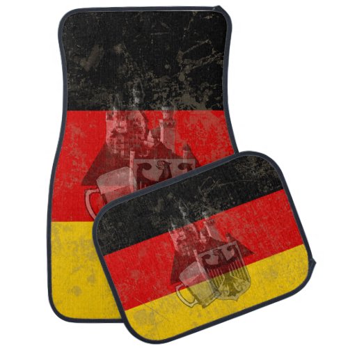 Flag and Symbols of Germany ID152 Car Floor Mat