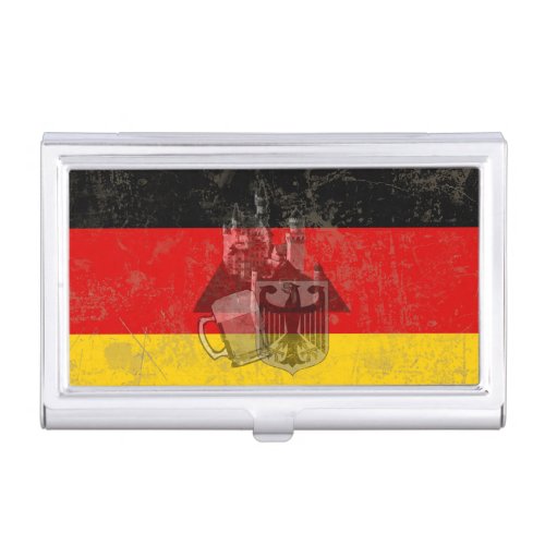 Flag and Symbols of Germany ID152 Case For Business Cards