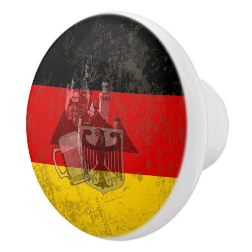 Flag and Symbols of Germany ID152 Ceramic Knob