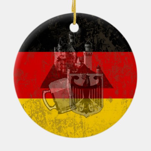 Flag and Symbols of Germany ID152 Ceramic Ornament