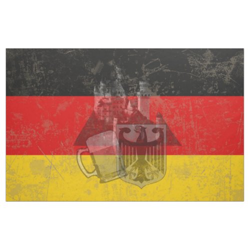 Flag and Symbols of Germany ID152 Fabric
