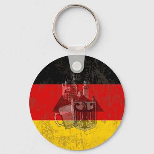 Flag and Symbols of Germany ID152 Keychain