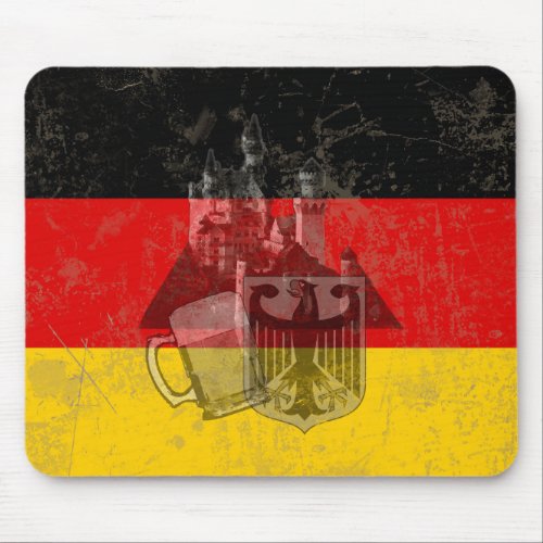 Flag and Symbols of Germany ID152 Mouse Pad
