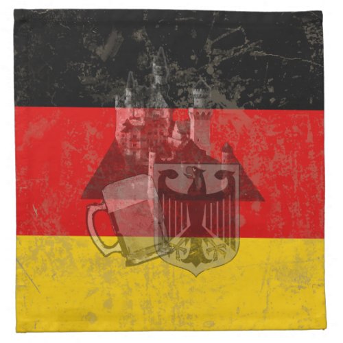 Flag and Symbols of Germany ID152 Napkin