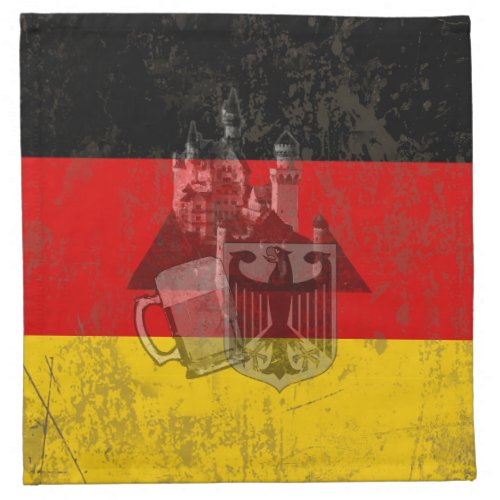 Flag and Symbols of Germany ID152 Napkin