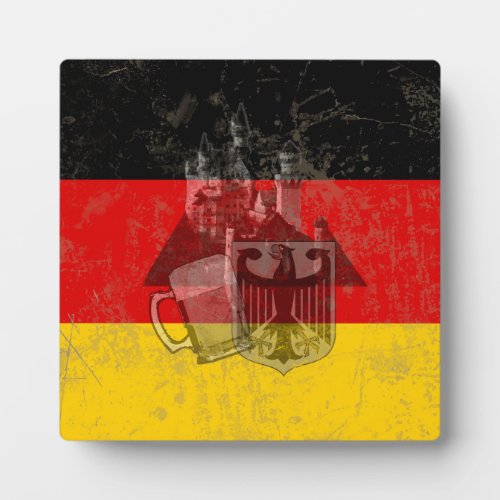 Flag and Symbols of Germany ID152 Plaque