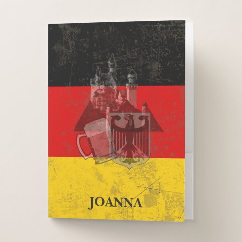 Flag and Symbols of Germany ID152 Pocket Folder