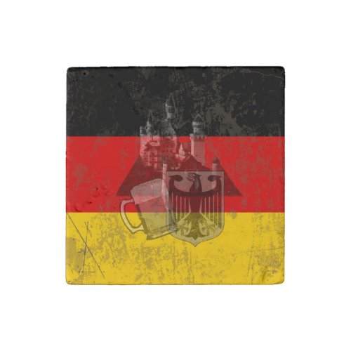 Flag and Symbols of Germany ID152 Stone Magnet