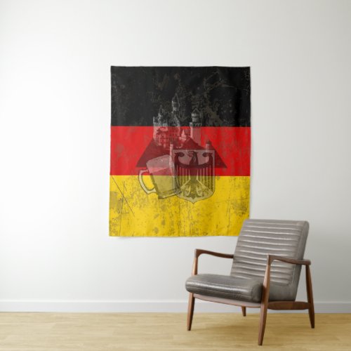 Flag and Symbols of Germany ID152 Tapestry