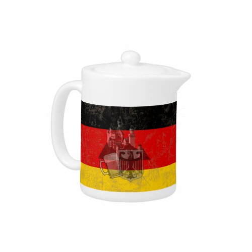 Flag and Symbols of Germany ID152 Teapot