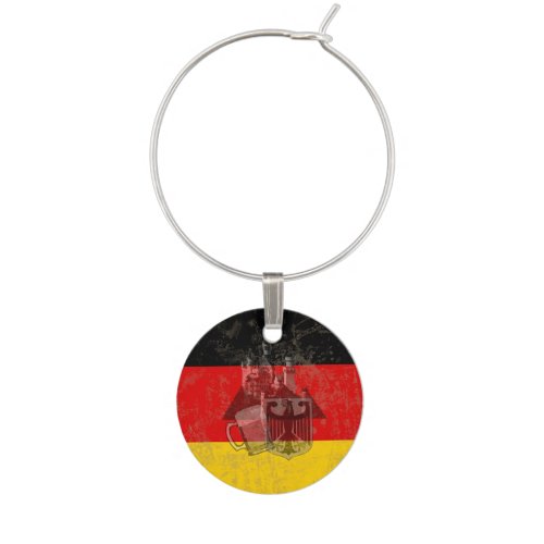 Flag and Symbols of Germany ID152 Wine Charm
