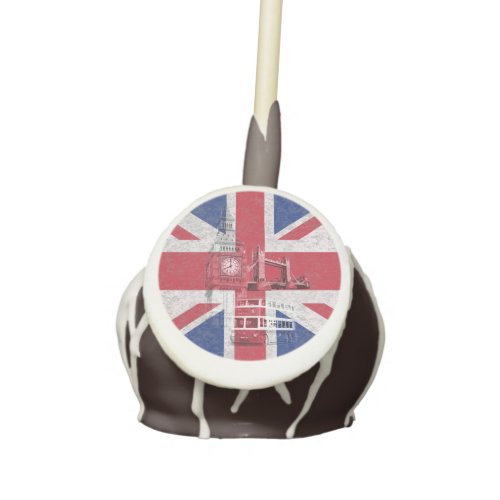Flag and Symbols of Great Britain ID154 Cake Pops