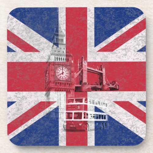 Flag and Symbols of Great Britain ID154 Drink Coaster