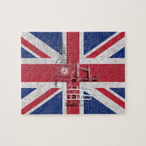 Flag and Symbols of Great Britain ID154 Jigsaw Puzzle