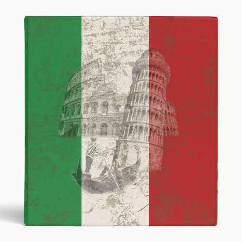 Flag and Symbols of Italy ID157 Binder