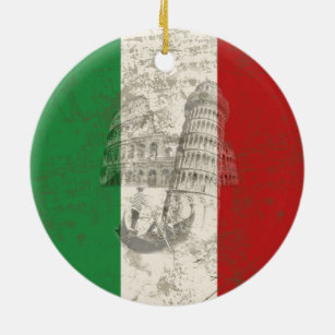 Italian Flag Christmas Ornaments | Zazzle - 100% Satisfaction Guaranteed!