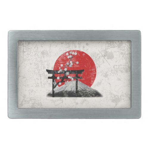Flag and Symbols of Japan ID153 Belt Buckle