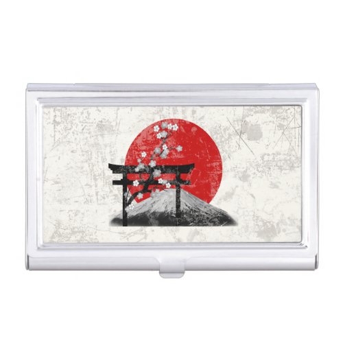 Flag and Symbols of Japan ID153 Business Card Holder