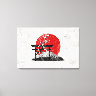 Flag and Symbols of Japan ID153 Canvas Print