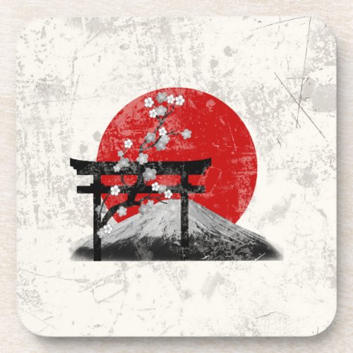 Flag and Symbols of Japan ID153 Coaster