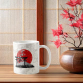 ※コーヒー※ Mt. Fuji Japan Stars Moon Two-Tone Coffee Mug | Zazzle