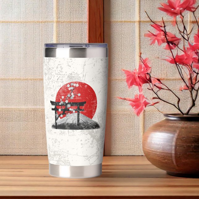 Flag and Symbols of Japan ID153 Insulated Tumbler (Creator Uploaded)