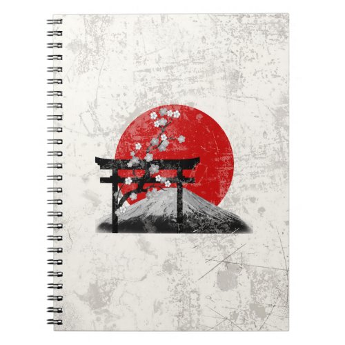 Flag and Symbols of Japan ID153 Notebook