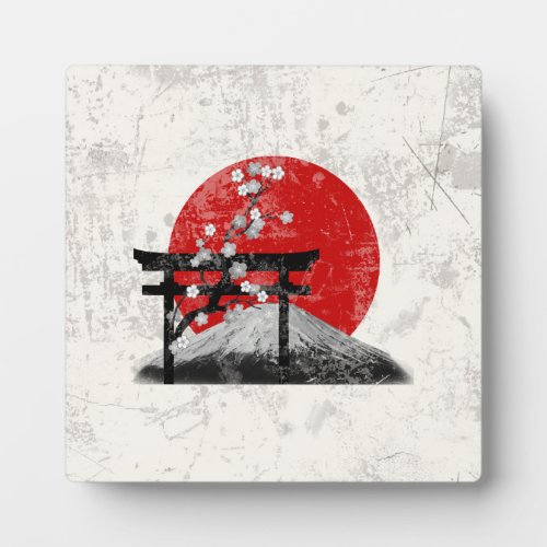 Flag and Symbols of Japan ID153 Plaque