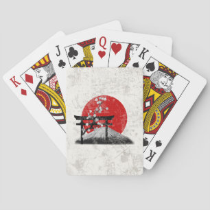 Flag and Symbols of Japan ID153 Poker Cards