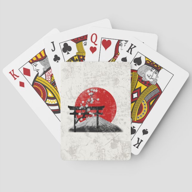 Flag and Symbols of Japan ID153 Poker Cards (Back)