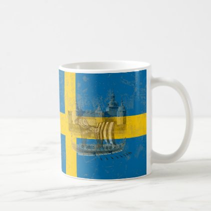 Flag and Symbols of Sweden ID159 Coffee Mug