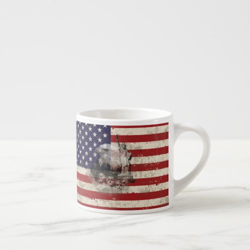 Flag and Symbols of United States ID155 Espresso Cup