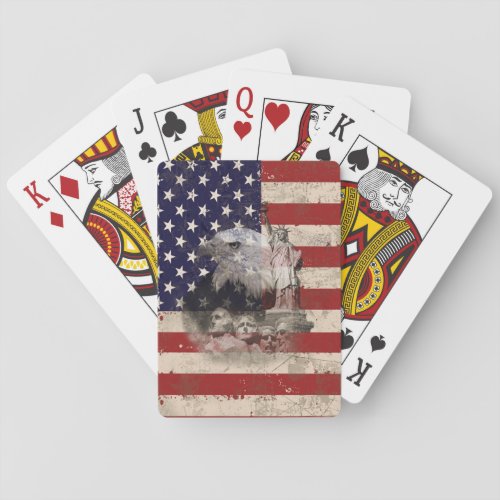Flag and Symbols of United States ID155 Playing Cards