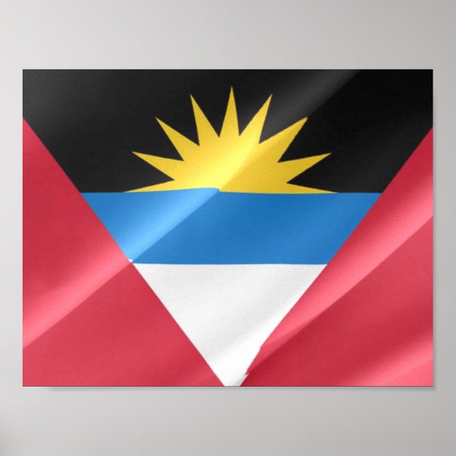Flag . Antigua and Barbuda - Poster (Front)