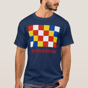 Flag Antwerpen Anvers Antwerp Province Belgium T-Shirt