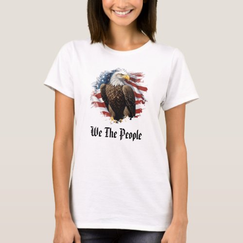  Flag APw7 Patriotic American Stars Bald Eagle T_Shirt